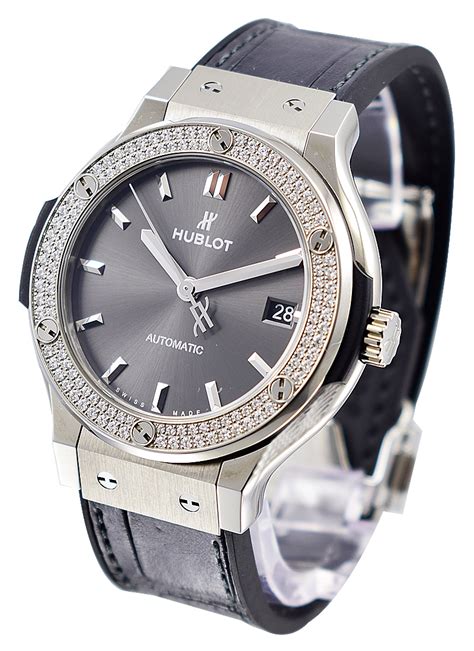 titanium 38mm hublot classic fusion diamond bezel|Hublot Classic Fusion Automatic 38mm Titanium original .